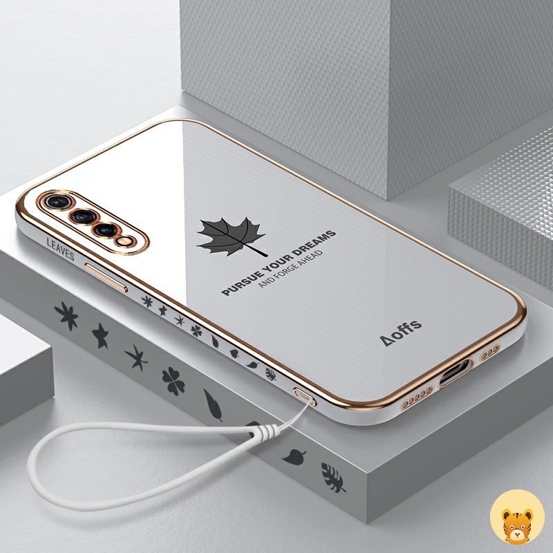 Ốp Điện Thoại Mạ Điện Trơn Mịn Có Dây Đeo Cho Vivo S1