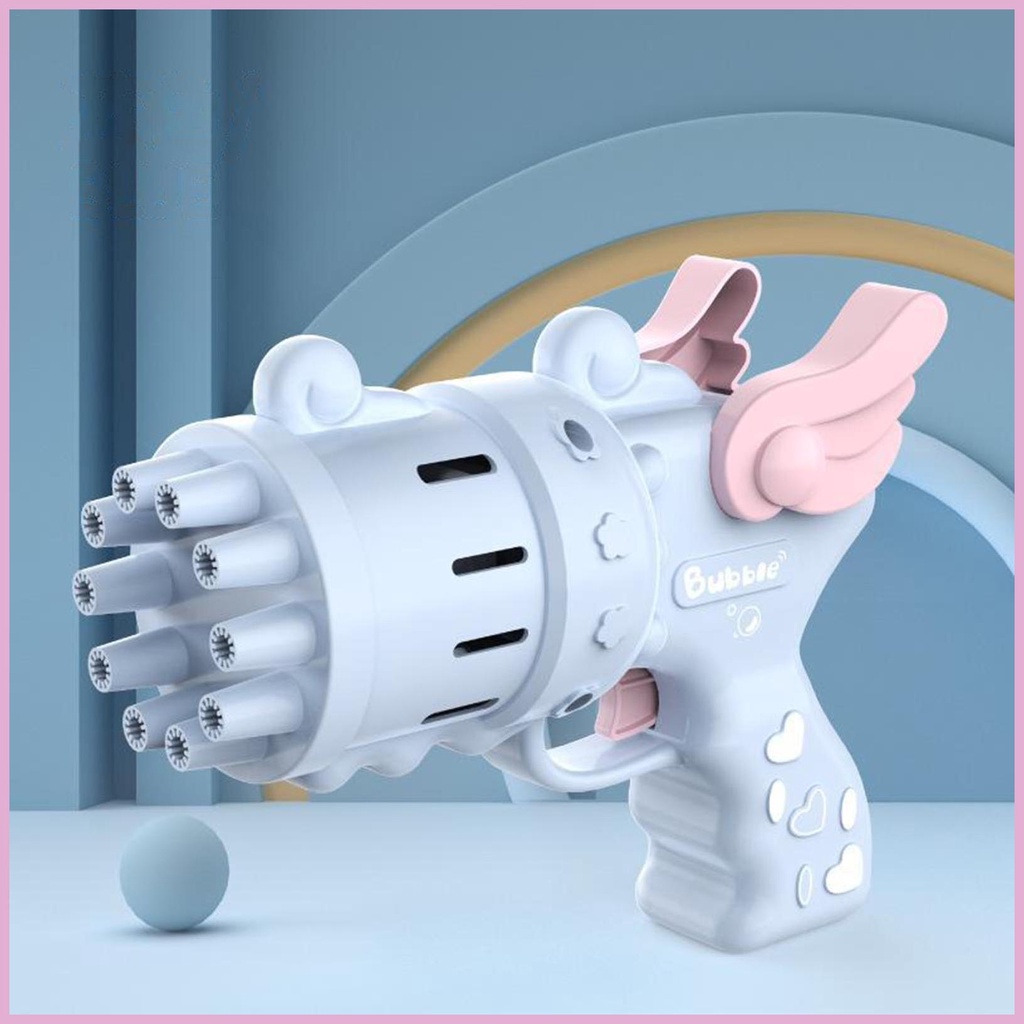 Đồ Chơi Máy Thổi Bong Bóng 10 Lỗ Vui Nhộn Cho Trẻ Em