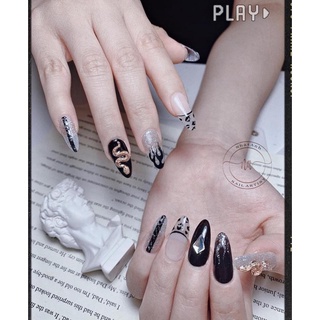 charm rắn trang trí móng-charm nail mới