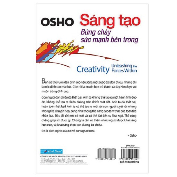 Sách - Sáng tạo bùng cháy sức mạnh bên trong