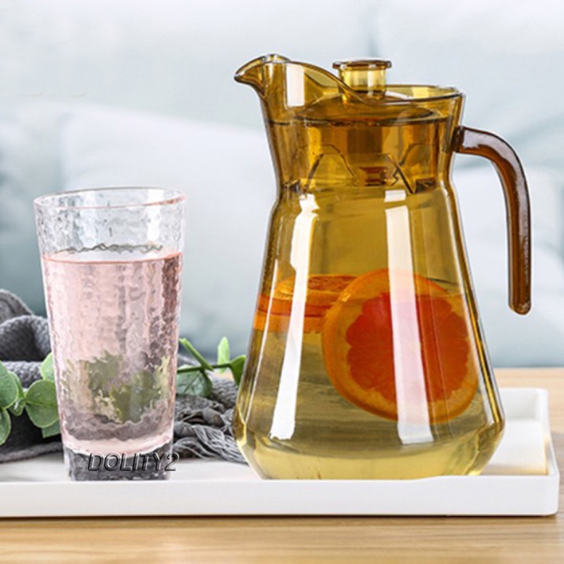 1500ml Acrylic Carafe Pitcher Jug Teapot for Wine Water Juice for Restaurant