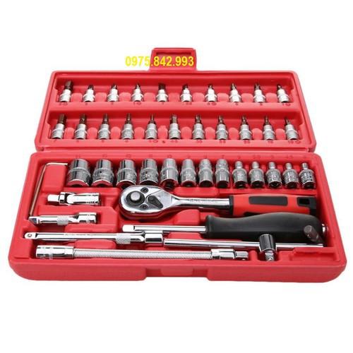 bộ khẩu vặn ốc 46 chi tiết