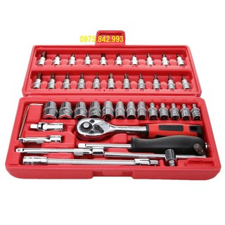 Bộ khẩu vặn ốc 46 chi tiết