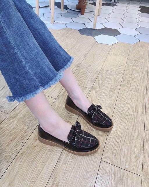 Giày nơ thỏ 2 màu siêu xinh | BigBuy360 - bigbuy360.vn