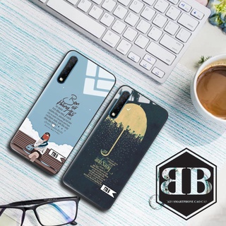 Ốp lưng kính cường lực Vsmart Live hình in theo yêu cầu