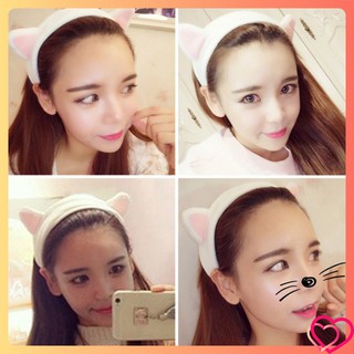 [Siêu hot] Nhập WAFAGHSK giảm 5K cho đơn từ 50K_ Băng đô tai mèo Etude - nhung mềm mượt