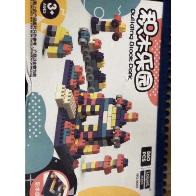 BỘ LEGO BUILDING BLOCK 360 -520 chi tiết( cho bé tha hồ sáng tạo)