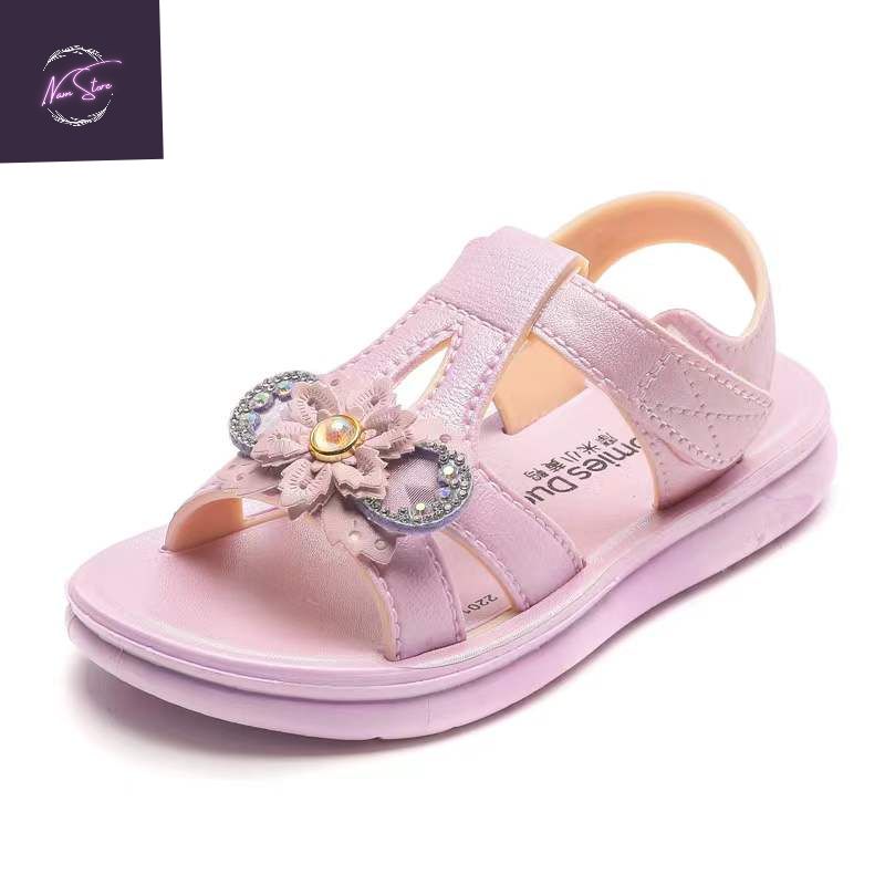 Sandal bé gái.dép quai hậu  mùa hè cho bé gái phong cách thời trang 2023