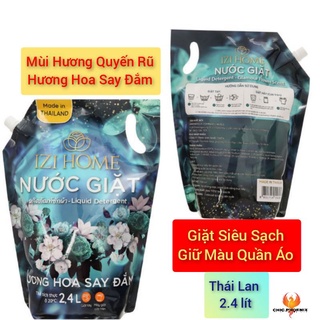 [ Thái Lan ] Nước giặt IZI HOME hương hoa say đắm túi 2.4 lít