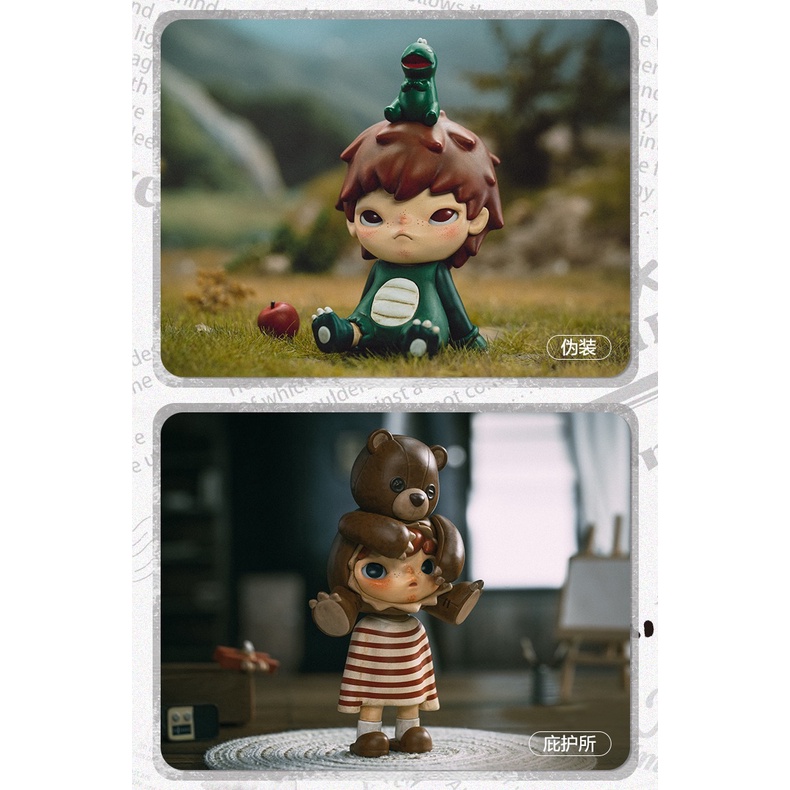 Búp Bê Hirono Little Mischief Series Popmart Dễ Thương