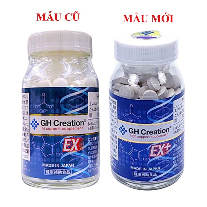 Tăng Chiều Cao GH Creation EX+ 270 viên - Canxi Cá Tuyết Chắc Khoẻ Xương Nhật Bản Mẫu Mới 2022