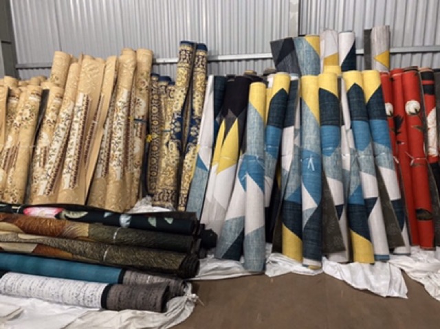 Thảm trải sàn Bali 5D mẫu mới 2mx3m hình hoa cúc ảnh thật