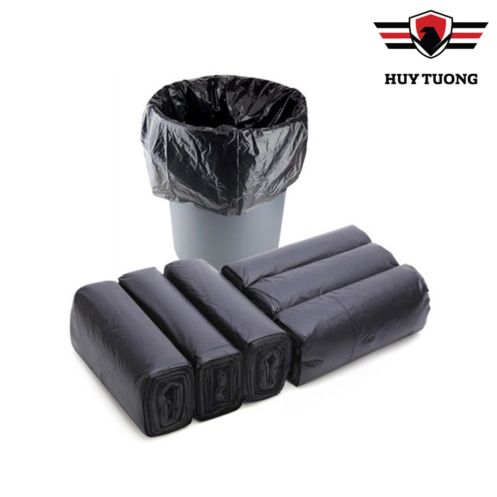 Bộ 3 cuộn ( 1kg ) túi đựng rác 55 x 65cm tự phân hủy sinh học bảo vệ môi trường cao cấp - Huy Tưởng