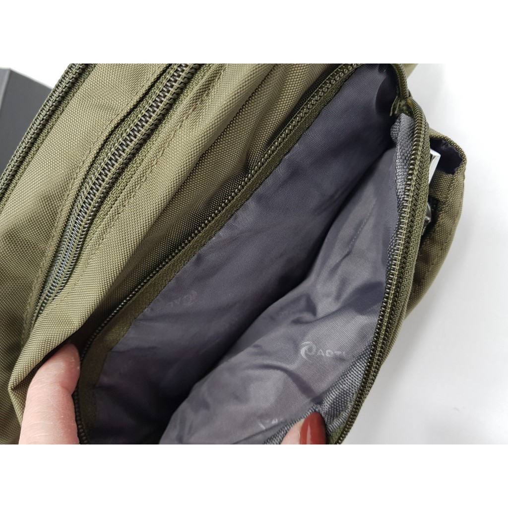 Túi đeo chéo nam vải dù khổ ngang nhiều ngăn size 18 nhiều màu DC131412 (ảnh thật) | BigBuy360 - bigbuy360.vn