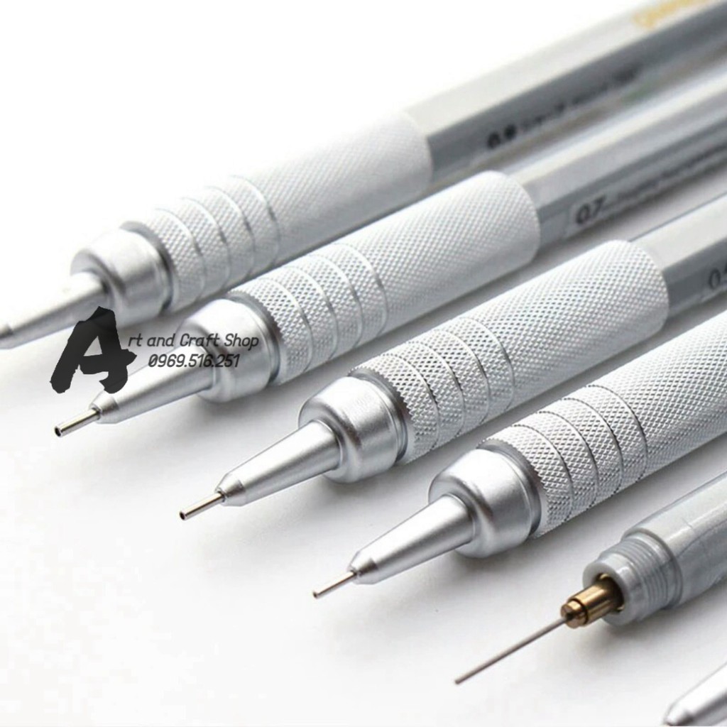 Bút chì bấm kim kỹ thuật Pentel 0.3 mm PG513