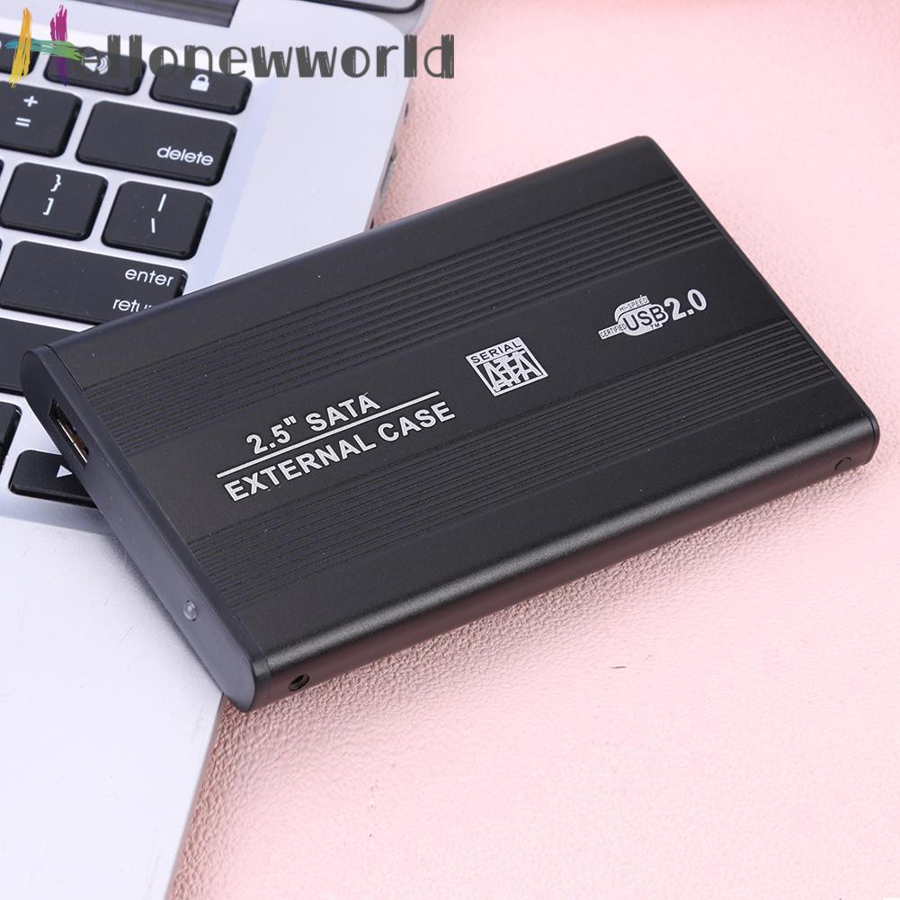 Hộp Đựng Ổ Cứng Sata Usb 2.0 2.5 Inch Bằng Hợp Kim Nhôm | BigBuy360 - bigbuy360.vn