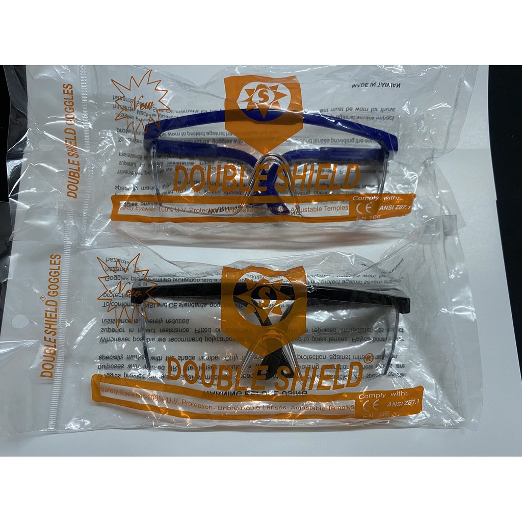 Kính bảo hộ Double Shield 9844A, kính đi đường chống bụi côn trùng, kính bảo vệ mắt | BigBuy360 - bigbuy360.vn
