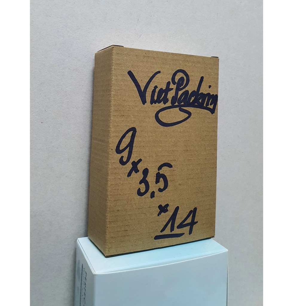 9x3,5x14 - 50 hộp carton nắp gài 2 đầu V019