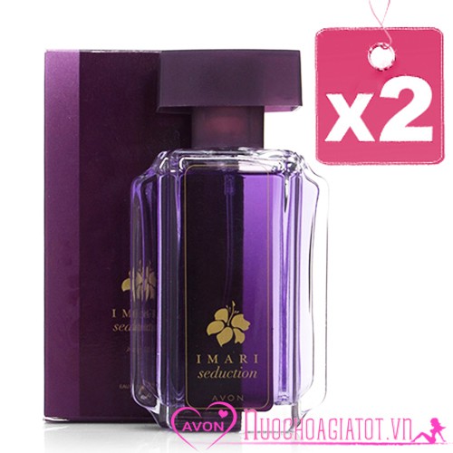 FREE SHIP CHÍNH HÃNG BỘ 2 NƯỚC HOA NỮ AVON IMARI SEDUCTION 50ML MÀU TÍM MỚI