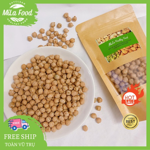 Hạt đậu gà hữu cơ MiLa 500g, Hạt đậu gà sạch không biến đổi gen