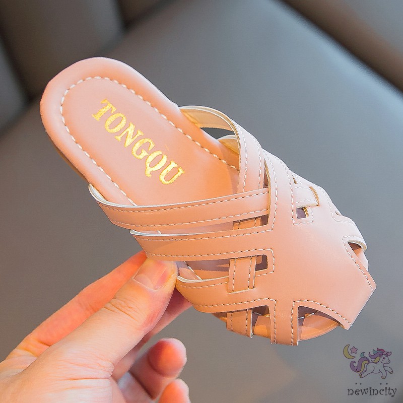 Dép Đi Biển Đế Mềm Chống Trượt Xinh Xắn Cho Bé Gái