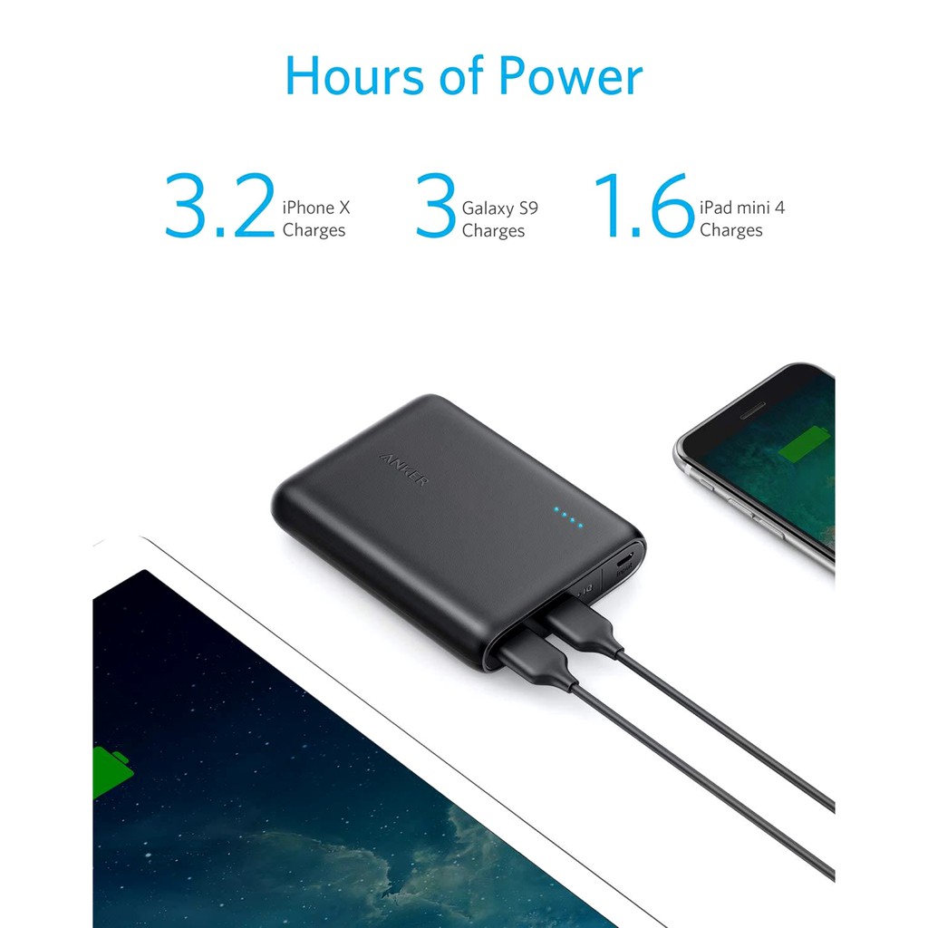 Pin Sạc Dự Phòng ANKER A1215 13000mAh PowerCore Chính Hãng