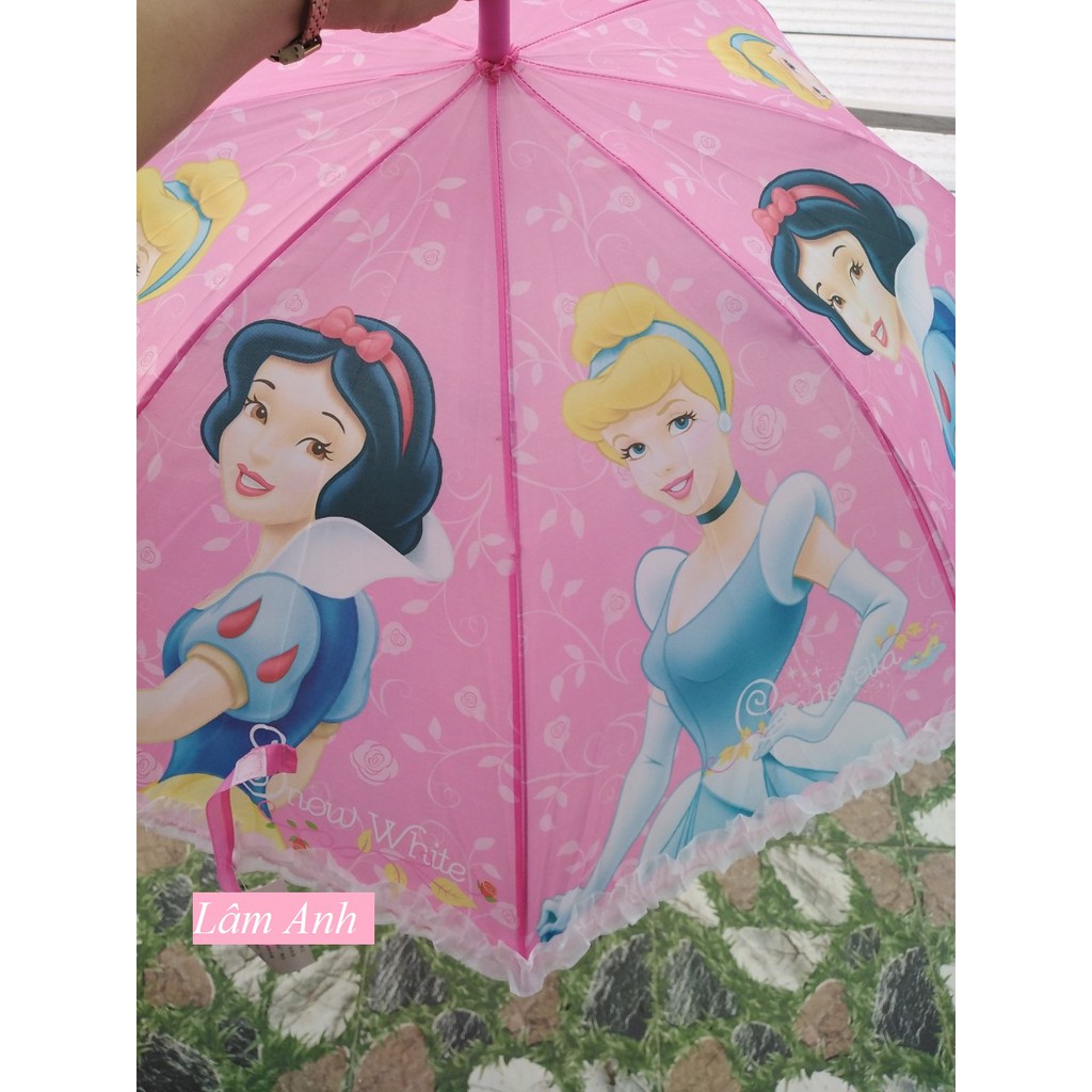 Ô dù em bé đi mưa công chúa elsa