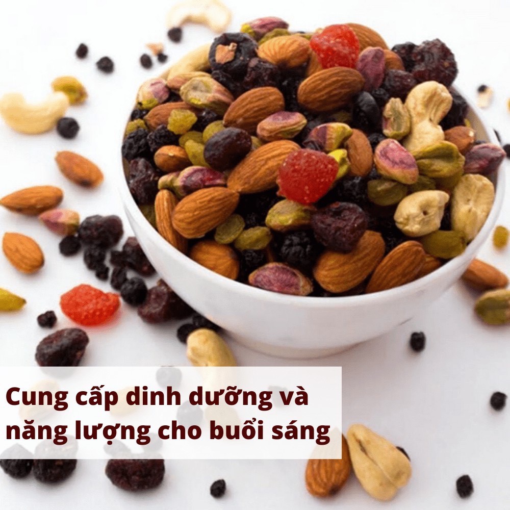 Combo Hạt dinh dưỡng + Trái cây sấy khô Rostaa Mỹ Siêu Hời