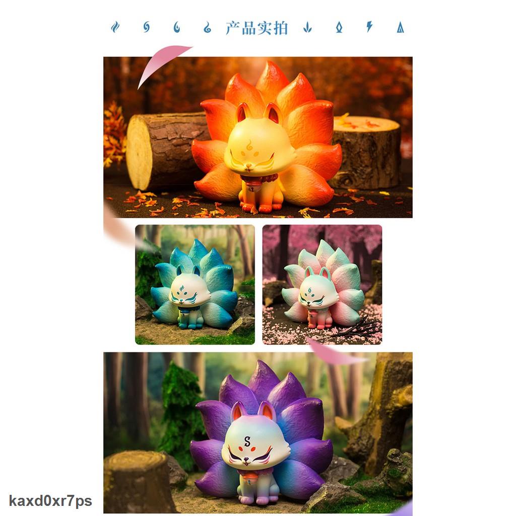 Giá SỉHộp Mô Hình Ngẫu Nhiên Dòng Cáo Chín Đuôi Cổ Đại Dễ Thương