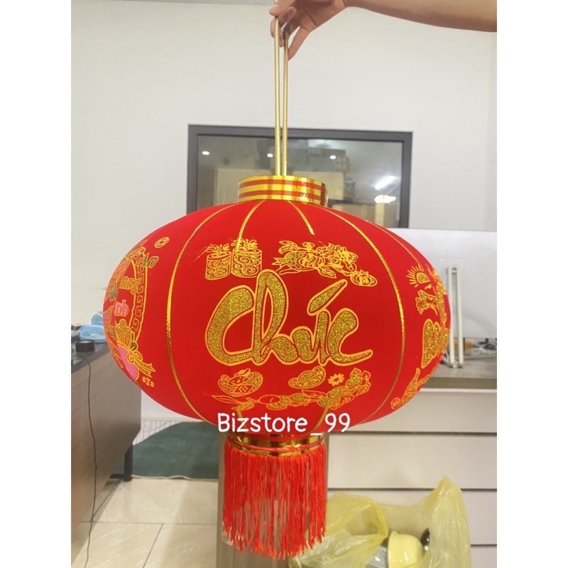 Đèn lồng, cầu tết, Đèn tết trang trí 60cm - 80cm-100cm hàng loại một