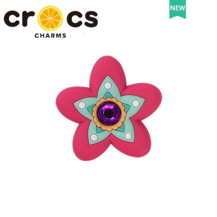 Phụ Kiện Khóa Cài Giày crocs Hình Hoa Dễ Thương DIY