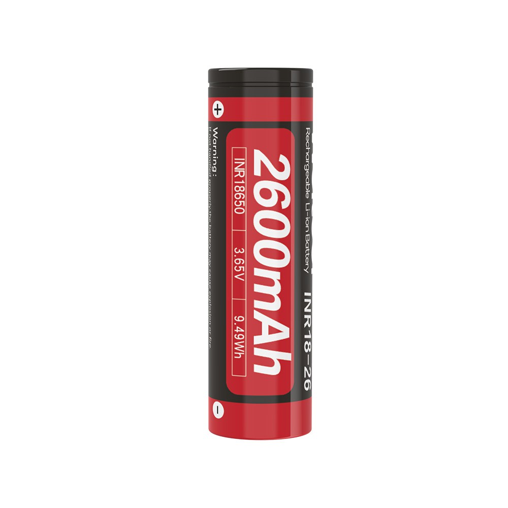 Pin sạc 18650, 2600mAh - Weltool INR 18-26