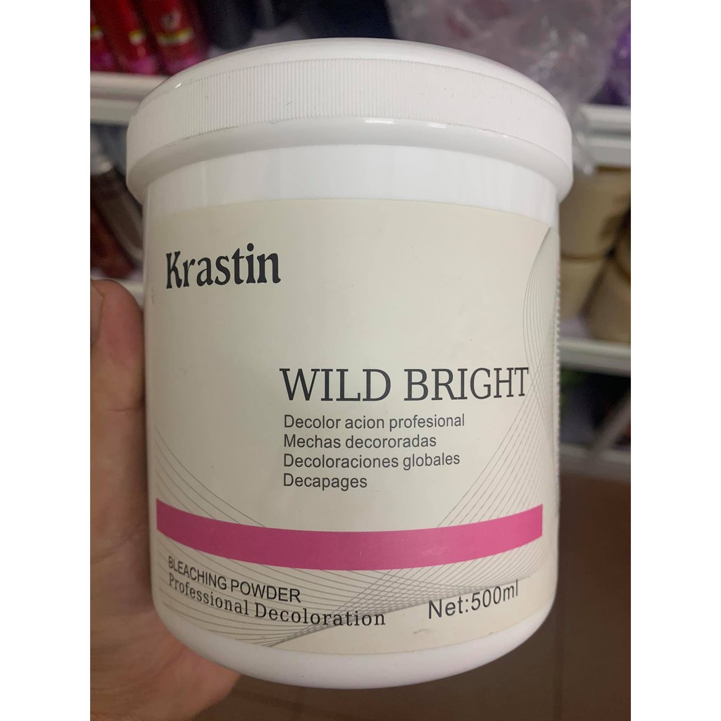 Bột Tẩy Tóc Krastin Wild Bright 500ml