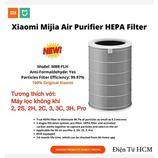 Mua Lõi Lọc Không Khí Xiaomi HEPA Mi Air Purifier Filter-Tương thích với: Máy lọc không khí 2  2S  2H  2C  3  3C  3H  Pro