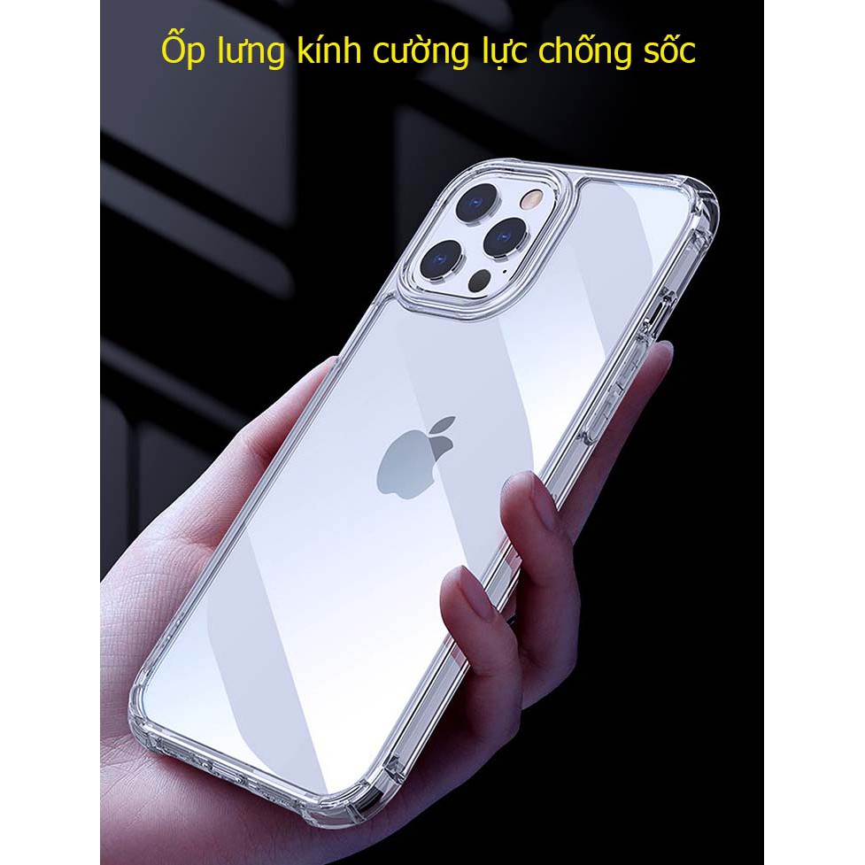 Ốp lưng iPhone 13 pro max/ 12 kính cường lực cao cấp âm thanh 6D