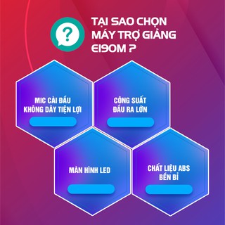 Máy trợ giảng không dây Takstar E190MW