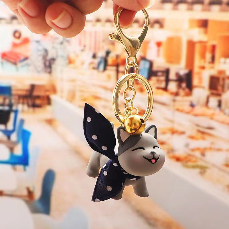 Móc Khóa Hình Chú Mèo Hoạt Hình Xinh Xắn