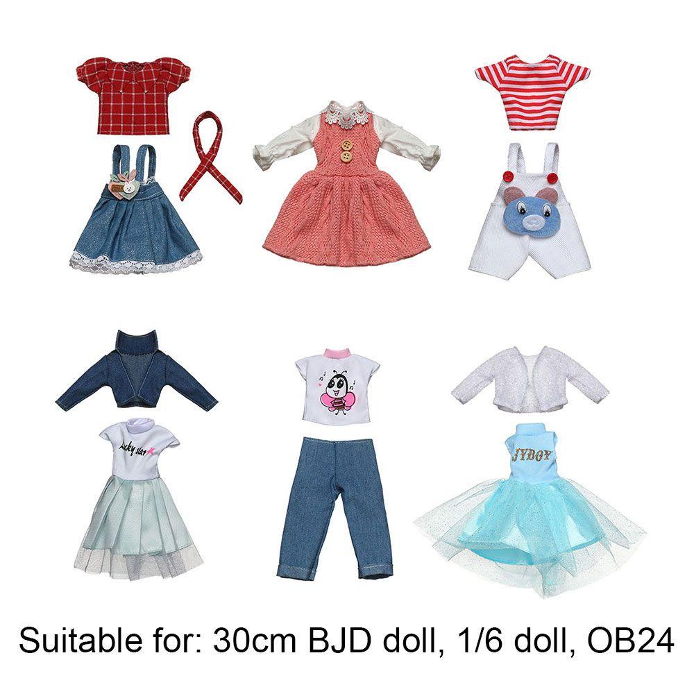 BEBETTERM Đầm Đồ Chơi Búp Bê 30cm Tỉ Lệ 1 / 6 / 12 inches