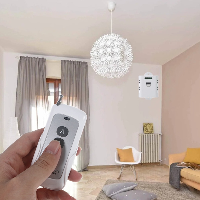 Bộ Công Tắc Đèn Điều Khiển Từ Xa Không Dây Chống Nước 500m Rf