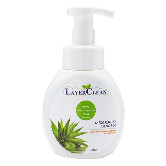 NƯỚC RỬA TAY HỮU CƠ LAYER CLEAN - 330ml