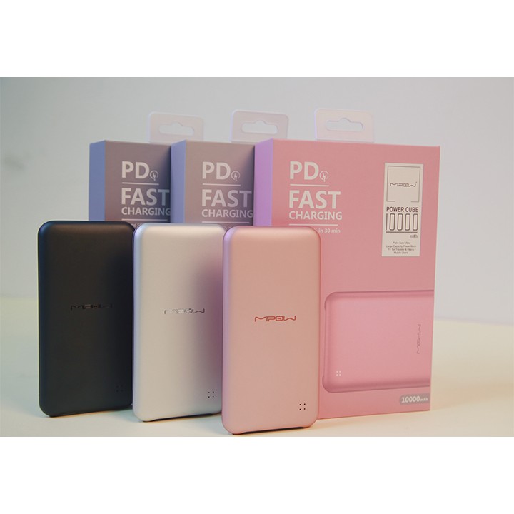 [Thời Trang] Sạc Dự Phòng Mipow Power Cube 10000MAH PD 18W SPT02 - Follow HIBUCENTER Giảm 5%