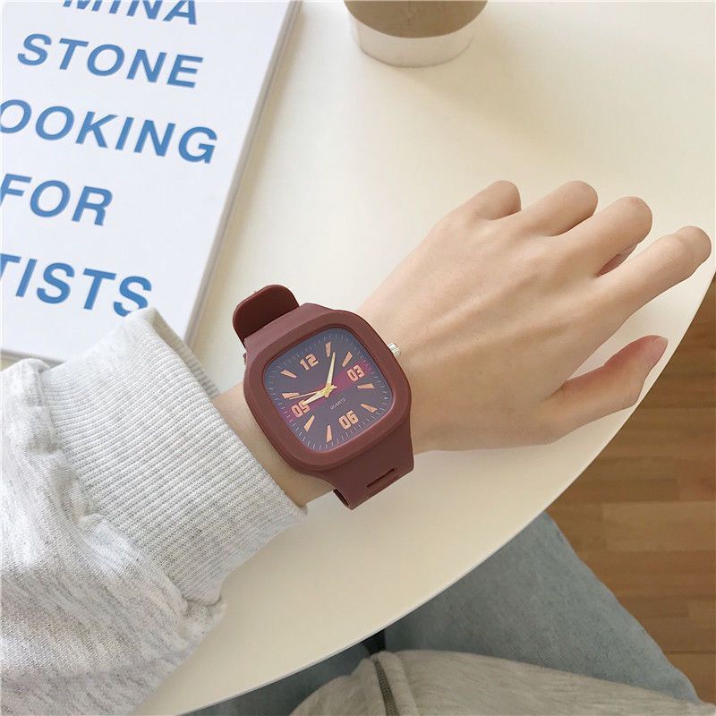 Đồng Hồ Thể Thao Nam Nữ Chính Hãng AOSUN TD6 Kiểu Dáng Mặt Vuông Thời Trang Thể Thao Đẹp Cá Tính Giá Rẻ