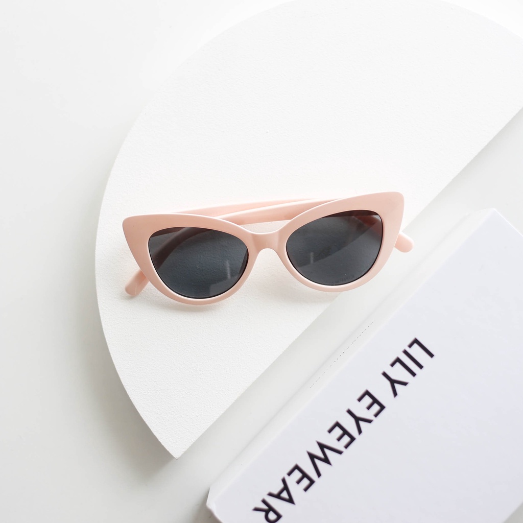 Kính râm nam nữ Lilyeyewear mắt mèo chống UV400 thiết kế độc đáo BTS Hè 2021 R0009 | BigBuy360 - bigbuy360.vn