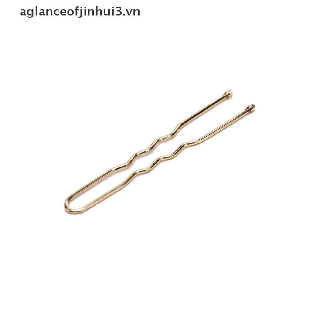 Set 20 Kẹp Tóc Kim Loại Hình Chữ U Cho Nữ