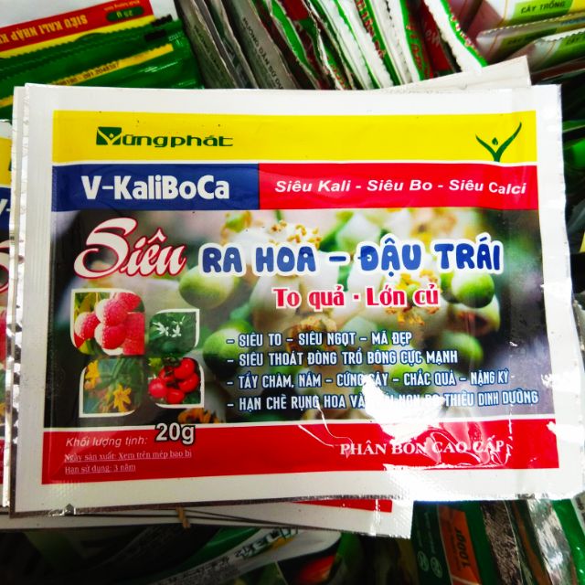 [Mã LIFE1404ALL50K giảm 10% đơn 200K] V-KaliBoCa - Siêu ra hoa đậu trái 3 trong 1