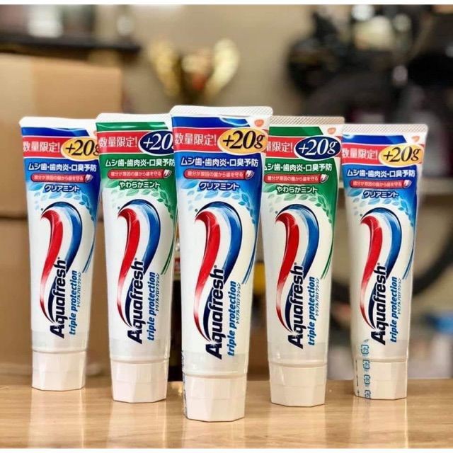 [Au-Sẵn] Kem đánh răng Aquafresh Nhật Bản