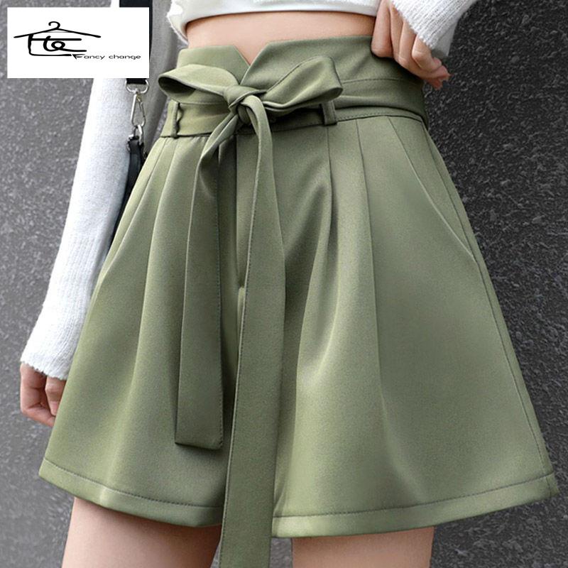 Quần Short Lưng Cao Dáng Chữ a Phong Cách Hàn Quốc Thời Trang Mùa Hè Mới Cho Nữ