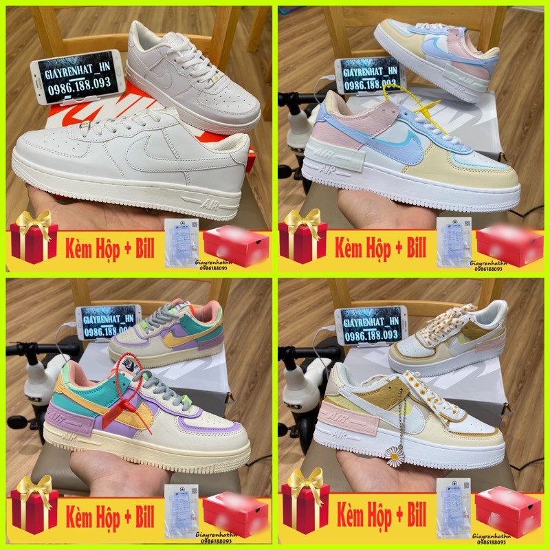 [Mã FAGREEN245 giảm tới 30K đơn 99K] [BILL+KÈM HỘP]GIÀY THỂ THAO TRẮNG FULL SIZE 36-44