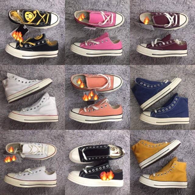 ( Free Ship + 3 lớp + Đế bóng + Tem đỏ) 15 màu Giày CV thể thao sneaker nam nữ hàn quốc Full Box | BigBuy360 - bigbuy360.vn