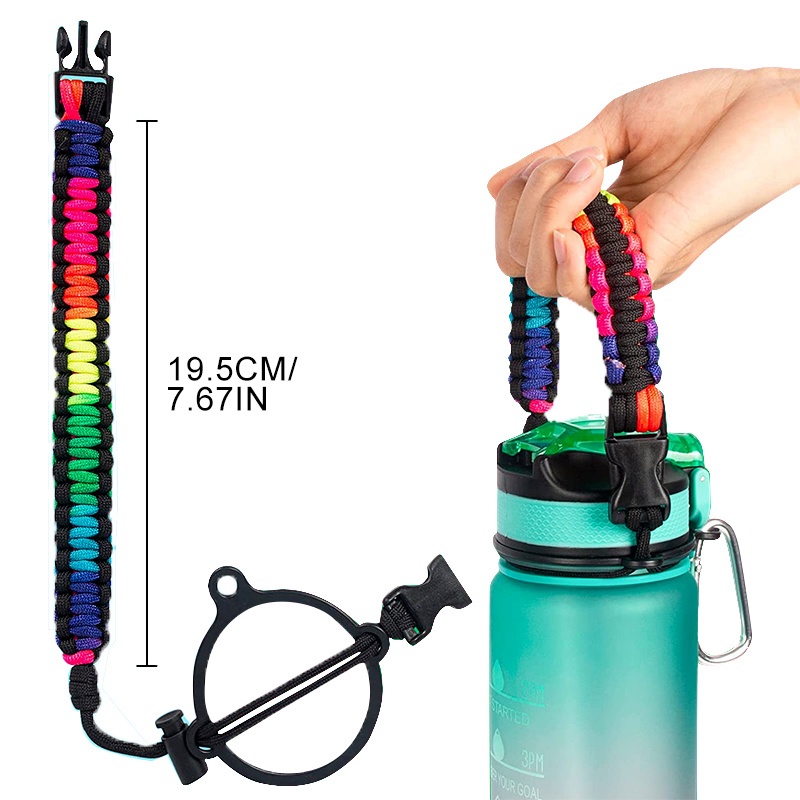 Bình Nước Đa Năng Có Quai Cầm / Quai Đeo Bản Rộng Chống Mài Mòn Tiện Dụng Mang Theo Du Lịch / Cắm Trại